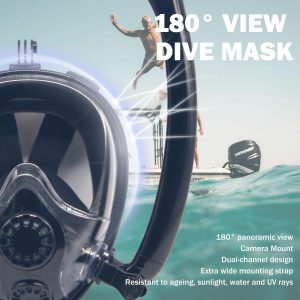 Mini Scuba Diving Tank with Sub-Mask, 0.5L Dive Portable Lungs Kit，Underwater Breathing System for Family, Party and Trip Perfect Professional Diving Packages