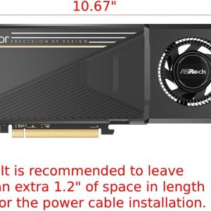 ASRock Intel Arc Pro B60 Creator - Tarjeta gráfica de 24 GB, arquitectura Intel Xe2-HPG, GDDR6 de 24 GB, PCIe 5.0, 4X DisplayPort 2.1, diseño de soplador, refrigeración silenciosa de 0 dB