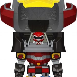 Funko Bitty Bots: Power Rangers - Megazord con Red Ranger - Bitty Pop - Power Rangers TV - 0.9 pulgadas y 4.85 pulgadas - Coleccionable - Idea de regalo - Soporte de exhibición