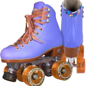 Moxi Beach Bunny Roller Skates for Women - Colorful, Precision-Fit Skate with High-Rebound Wheels, Moisture-Wicking Lining & Padding, Roller Skates