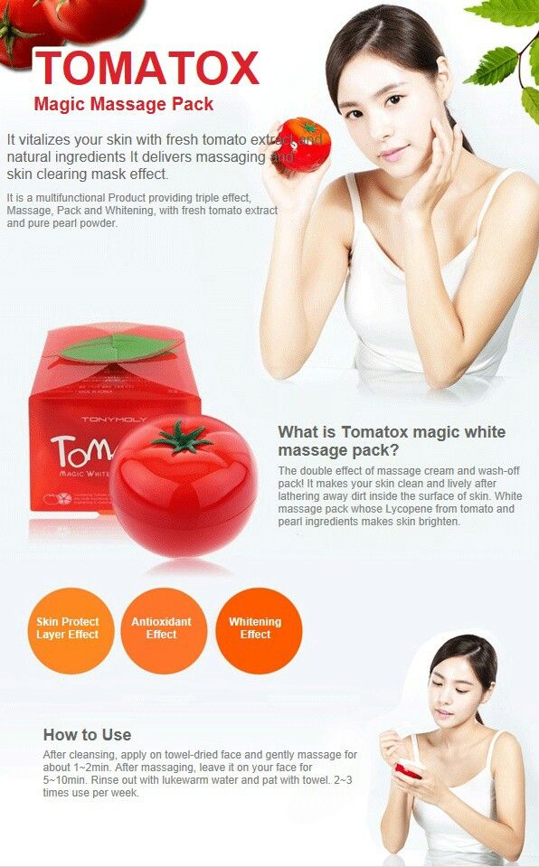 TONYMOLY Tomatox Magic Massage Pack