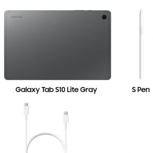 Samsung Galaxy Tab S10 Lite, 6 GB de RAM, 128 GB, expansión de 2 TB, batería de larga duración, pantalla LCD de 10.9 pulgadas, S Pen para tomar notas, Exynos 1380, Circle to Search, herramientas de IA