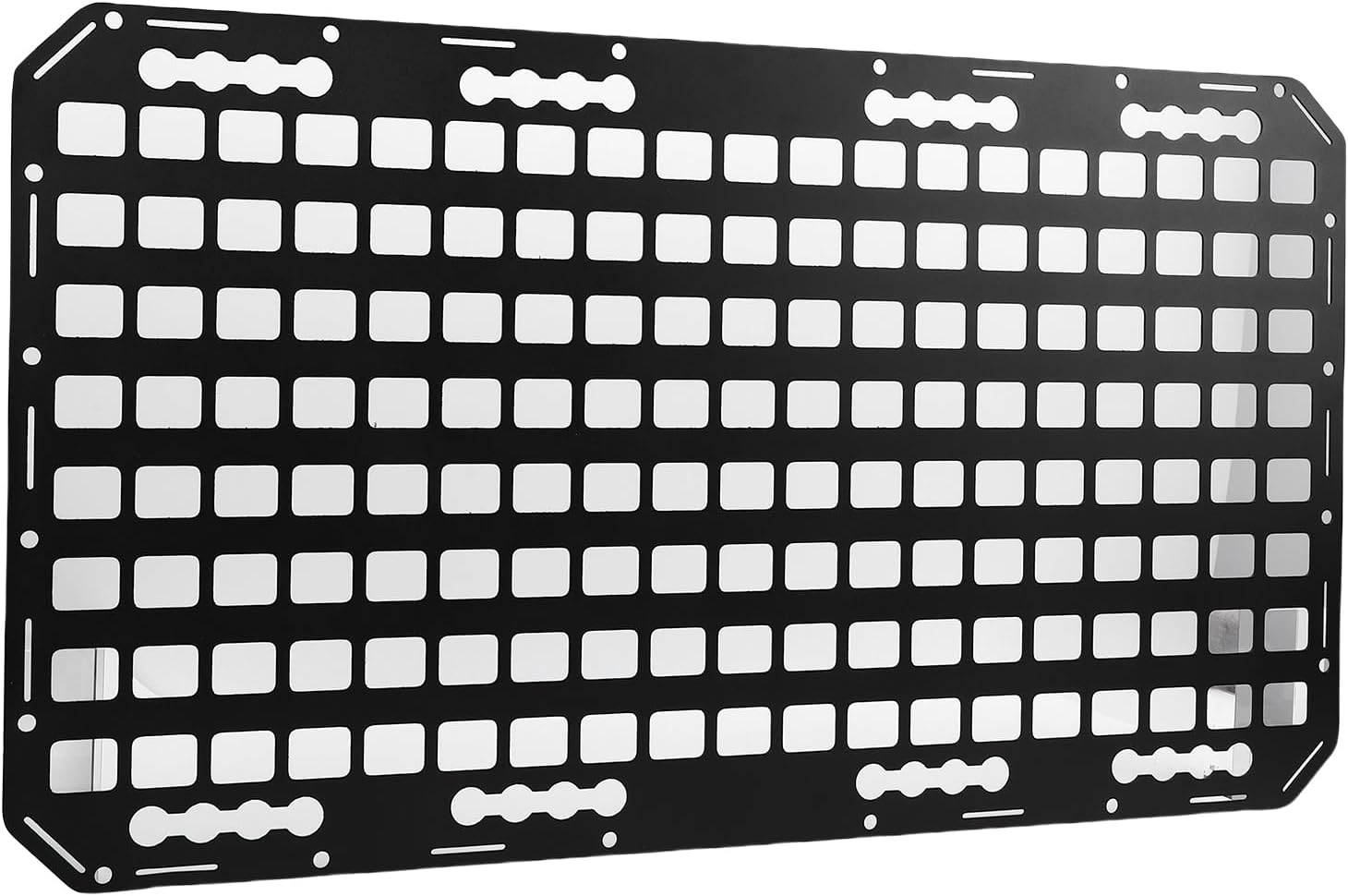 Fabater Truck Bed MOLLE Panel, 17x30x0.08in Side Bed Molle Panel Rack, Truck Bed Organizer for Trailers Cars SUVs Pickup RVs