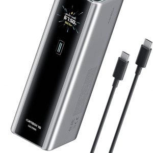 CUKTECH 15 Ultra Power Bank para Laptop, Cargador Portátil de 20,000mAh 140W, Pantalla Inteligente, Batería Externa para Trabajo al Aire Libre y Viaje, para iPhone 16/15, MacBook, Samsung y Más