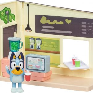 Bluey - Juego de juguetes de simulación de la barra de jugo, juguetes de juego de simulación para niños pequeños de 3 a 5 años, juego de cocina para niños con accesorios, no se requieren baterías