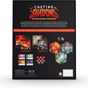Unstable Games - Casting Shadows: Molten Rock Expansion - Designed to be Added to Your Casting Shadows Base Game - Great for Family Game Night