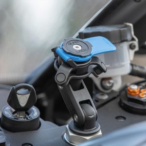 Quad Lock Motorcycle Handlebar Mount Kit with Vibration Dampener and MAG Phone Case for Samsung Galaxy S24 Ultra