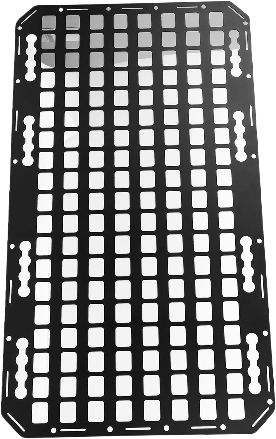 Fabater Truck Bed MOLLE Panel, 17x30x0.08in Side Bed Molle Panel Rack, Truck Bed Organizer for Trailers Cars SUVs Pickup RVs