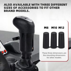 RASTP USB American Truck Simulator Shifter, Gearshift Knob for ATS & ETS2 Games Compatible with Logitech G27 G29 G920 Thrustmaster TH8A Fanatec SQ, PC Sim Racing Shifter (Style 3)
