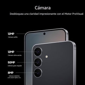 Samsung Galaxy S25 FE Teléfono celular (2025), 256 GB Smartphone AI, Android desbloqueado, pantalla grande, batería de 4900 mAh, cámara de alta resolución, ediciones de fotos AI, duradero, garantía de