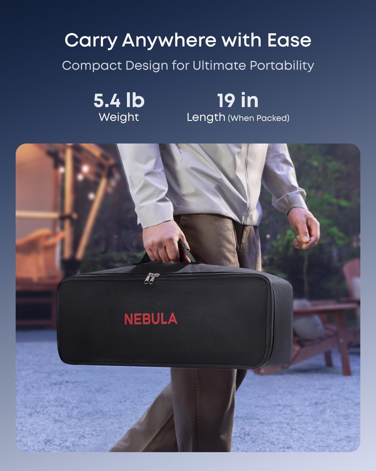 NEBULA Cosmos 4K SE projector with Nebula Projector Screen