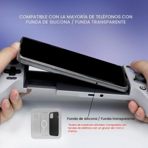 GameSir G8 Galileo - Controlador móvil tipo C para Android y iPhone 15 Series (USB-C), Gamepad Plug and Play con joysticks efecto Hall/disparador de pasillo, conector de audio de 0.138 in