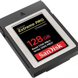SanDisk Tarjeta CFexpress Extreme PRO de 128 GB tipo B - SDCFE-128G-GN4NN, plata