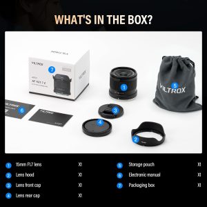 VILTROX AF 15 mm F1.7 Air Z Pocket Lens Auto Fcous F/1.7 Z-Mount Lente Portátil para Nikon Lente para Principiantes APS-C Lentes Prime de Gran Apertura