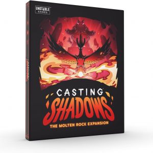 Unstable Games - Casting Shadows: Molten Rock Expansion - Designed to be Added to Your Casting Shadows Base Game - Great for Family Game Night