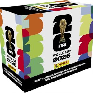 Panini FIFA World Cup 2026 - 25 paquetes de calcomanías - Incluye insertos paralelos de Amazon - Colección oficial del torneo