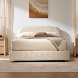 ModernMate Marco de cama de almacenamiento elevable, tamaño Queen, marco de cama tapizado con cabecera ajustable, tela de felpilla Oeko-TEX, cama de almacenamiento hidráulica, no necesita somier