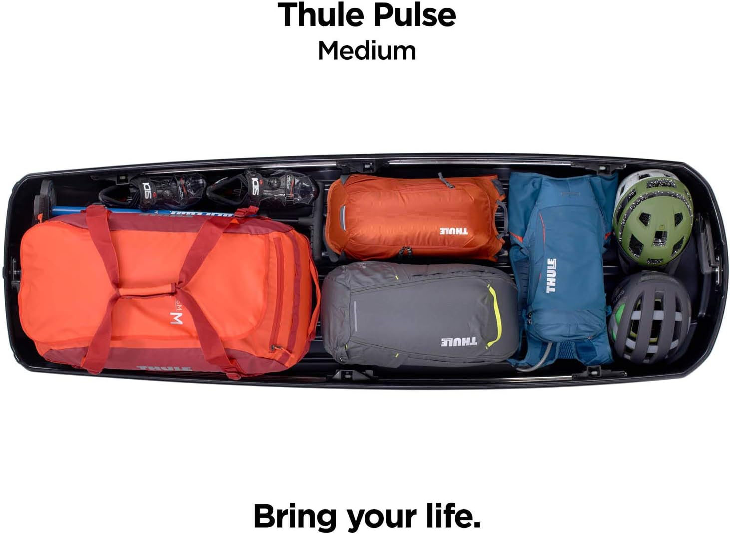 Thule 614 Pulse Cargo Box, Medium, Black