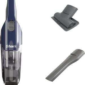 Shark Cyclone PET Handheld Vacuum with 8" Crevice Tool, HyperVelocity Suction, Navy Blue/Grey, CH701