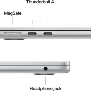 Apple 2026 MacBook Air 13-inch Laptop with M5 chip: Built for AI, 13.6-inch Liquid Retina Display, 16GB Unified Memory, 512GB SSD, 12MP Center Stage Camera, Touch ID, Wi-Fi 7; Silver