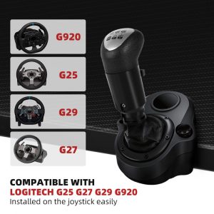 RASTP USB American Truck Simulator Shifter, Gearshift Knob for ATS & ETS2 Games Compatible with Logitech G27 G29 G920 Thrustmaster TH8A Fanatec SQ, PC Sim Racing Shifter (Style 3)