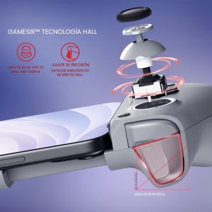 GameSir G8 Galileo - Controlador móvil tipo C para Android y iPhone 15 Series (USB-C), Gamepad Plug and Play con joysticks efecto Hall/disparador de pasillo, conector de audio de 0.138 in