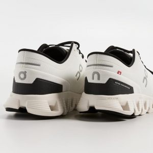 On Men's Cloud X 3 Sneakers, Ivory/Black, 12 Medium US