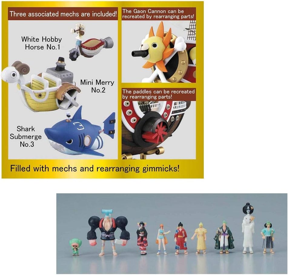 Bandai Hobby - One Piece - Thousand Sunny (Land of Wano Ver.) Sailing Ship Collection Model Kit