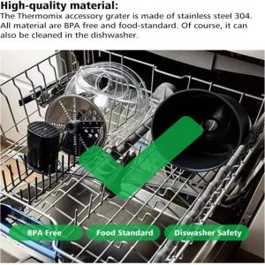 Accessories Work for T M5/T M6 Thermomixer Cutter Peeler Mutifunctional Cutting set(A+B Blade)