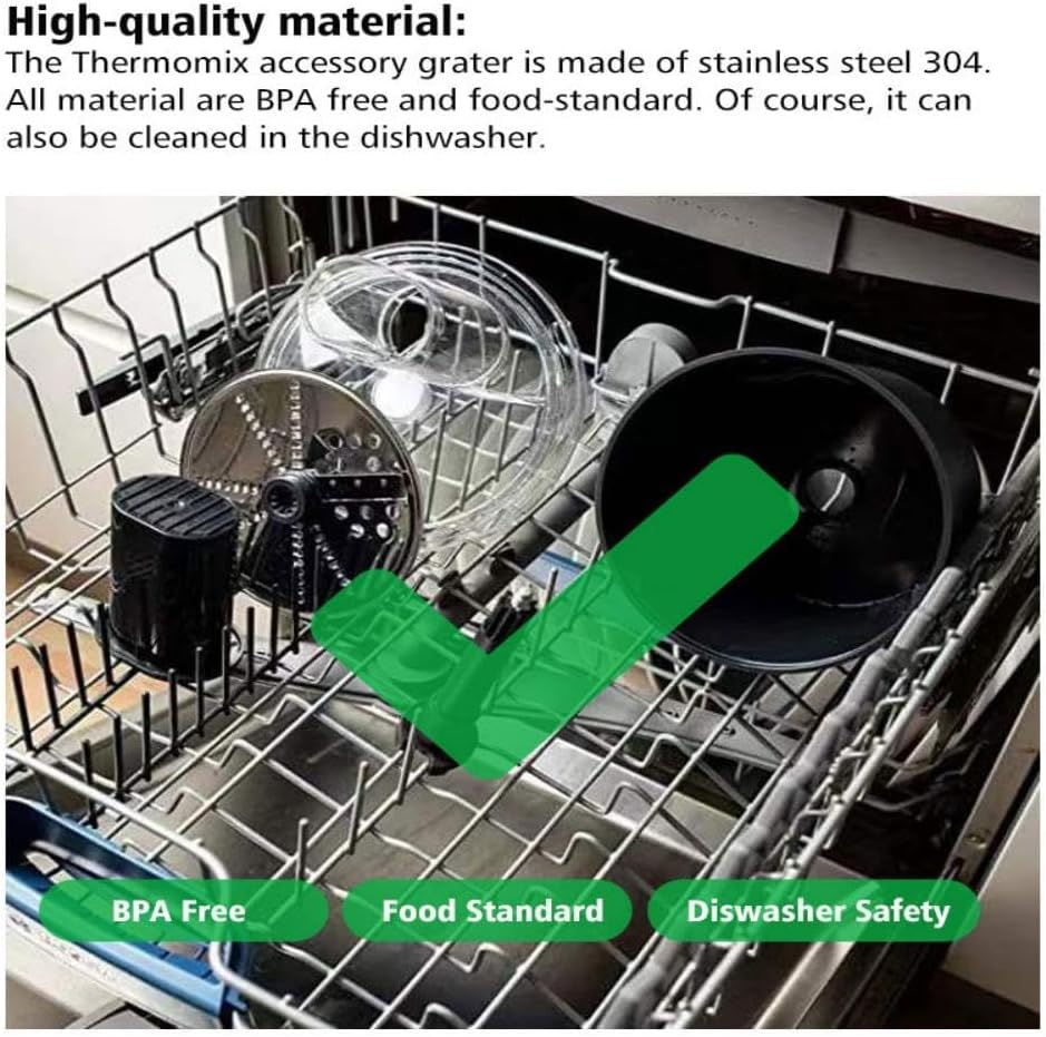 Accessories Work for T M5/T M6 Thermomixer Cutter Peeler Mutifunctional Cutting set(A+B Blade)