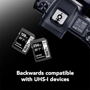 Lexar 128GB (2-Pack) Professional 1667x SD Card, UHS-II, C10, U3, V60, Full HD, 4K, Up To 250MB/s Read SDXC Memory Card, for Professional Photographer, Videographer, Enthusiast (LSD128CBNA16672)