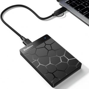 500 GB External Hard Drives,Portable Hard Drive for Windows,Ultra Slim External HDD Store Compatible with PC, MAC,Laptop,PS4, Xbox one, Xbox 360;Plug and Play Ready
