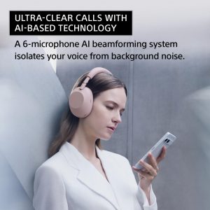 Sony WH-1000XM6 The Best Noise Canceling Wireless Headphones, HD NC Processor QN3, 12 Microphones, Adaptive NC Optimizer, Mastered by Engineers, Studio-Quality, 30-Hour Battery, Black