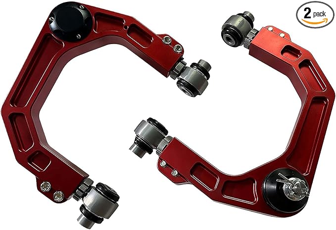 BST BSSP Par de brazos de control superiores delanteros para Toyota 4Runner FJ Cruiser 2003-2022 Kit de elevación de 2-4 pulgadas CNC 6061 aluminio billeteado forjado suspensión levantada UCA para
