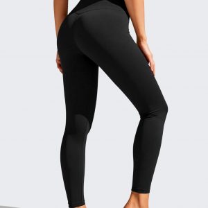 Bluemaple High Waisted Leggings for Women - Tummy Control Pants Non See Through Workout Soft Yoga Pants for Running Plus Size