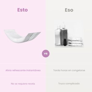 Frida Mom 2 en 1 - almohadillas femeninas posparto, absorbentes, hielo perineal | paquetes de terapia de frío instantáneo y almohadilla absorbente de maternidad en una almohadilla lista para usar para después del nacimiento