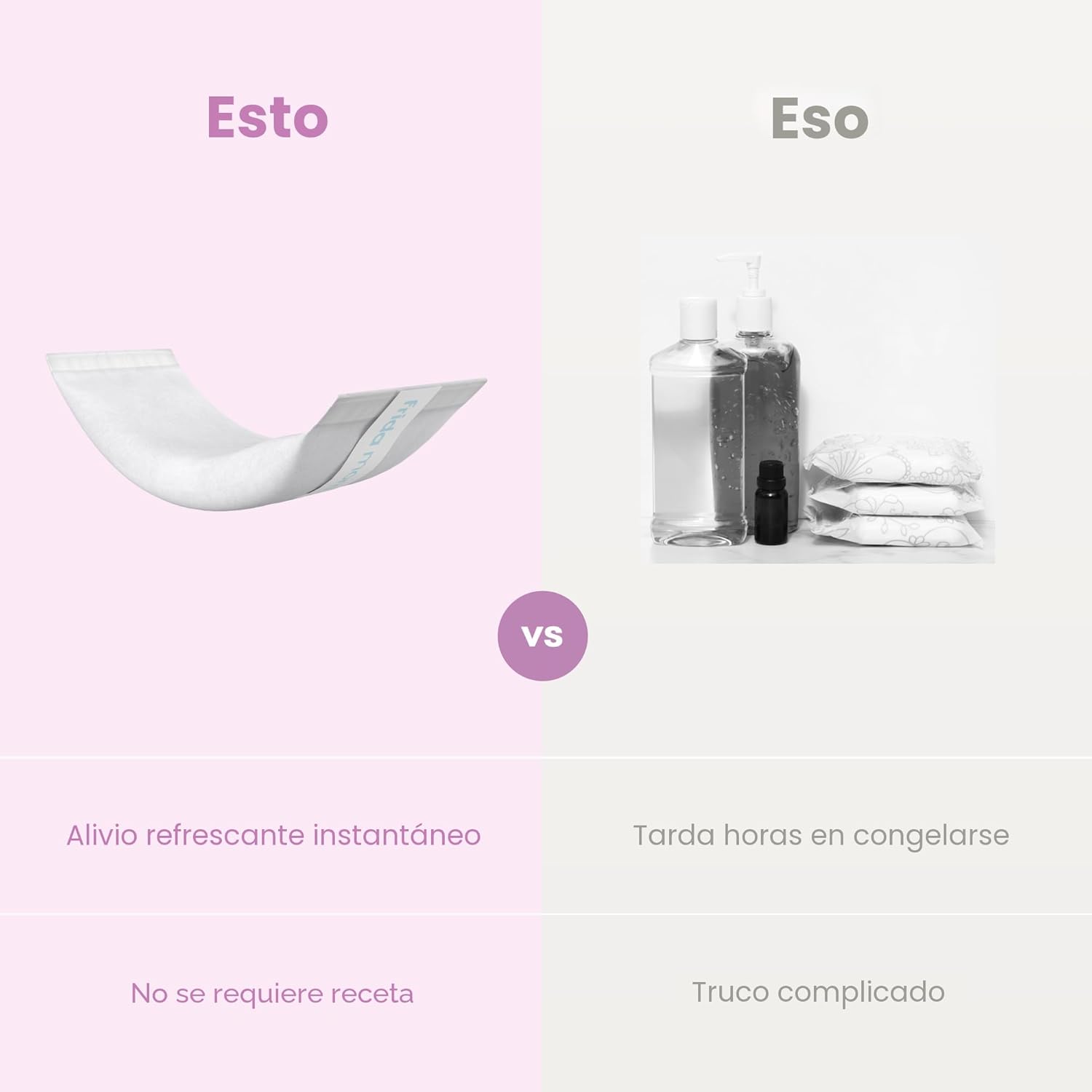 Frida Mom 2 en 1 - almohadillas femeninas posparto, absorbentes, hielo perineal | paquetes de terapia de frío instantáneo y almohadilla absorbente de maternidad en una almohadilla lista para usar para después del nacimiento
