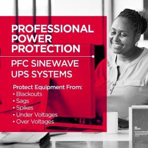 CyberPower CP1500PFCLCD PFC Sinewave UPS Sistema de respaldo de batería y protector contra sobretensiones, 1500VA/1000W, 12 tomacorrientes, AVR, minitorre; Certificado UL