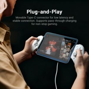 GameSir G8 Plus MFi Phone Controller for iPhone 15/16/17/iPad Mini & Android (USB-C), Officially MFi Certified- Ergonomic Grip, Play Call of Duty,Stream Xbox, 2 Pro Back Buttons
