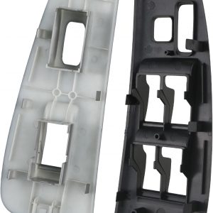 Power Door Window Switch Bezel Cover | Compatible with 2003-2008 Toyota Matrix Pontiac Vibe Accessories Front Driver and Passenger Side | Replaces 74232-01030 (Gray)