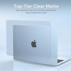 B BELK Compatible con MacBook Air de 13 pulgadas Funda 2025 2024 2023 2022 M4 M3 M2 A3240 A3113 A2681, [100% Coincide con Color Oficial] [Armadura Delgada] Carcasa Rígida de Plástico para MacBook Air