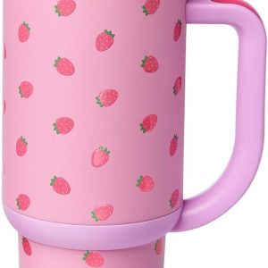 Ello Oasis 30oz Stainless Steel Tumbler - Strawberries
