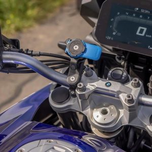 Quad Lock Motorcycle Handlebar Mount Kit with Vibration Dampener and MAG Phone Case for Samsung Galaxy S24 Ultra
