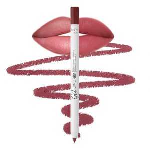 Lamel Lip Liner Pencil - Berry - 2-in-1 Waterproof Lip Liner - 8-Hour Wear, Creamy Texture, Sharpenable, High Pigment - Provides Smooth Finish or Full Coverage - N.404