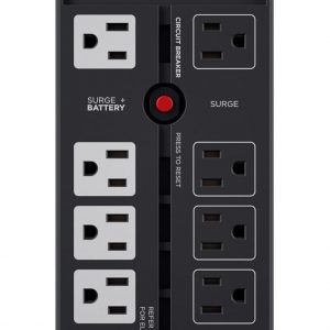 CyberPower CP1500PFCLCD PFC Sinewave UPS Battery Backup and Surge Protector, 1500VA/1000W, 12 Outlets, AVR, Mini Tower, UL Certified