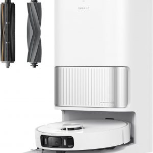 DREAME L40s Ultra AE Robot Vacuum and Mop Combo, 19,000Pa Suction, Self Emptying Dust Box, Flexible Mop & 167℉ Self Cleaning Washboard, Diverse Brush Selection, All-in-One Station, Auto Refill