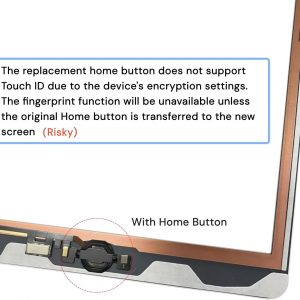for iPad 6（6th Gen 2018 Released） Screen Replacement Digitizer Touch Glass, for iPad 9.7 Inch A1893 A1954, with Home Button & Full Repair Kit - Black