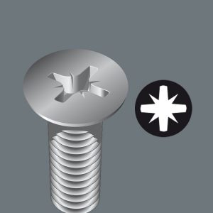 Wera - 5056296001 Pozidriv Mini-Check PZ Sheet Metal Bit Set