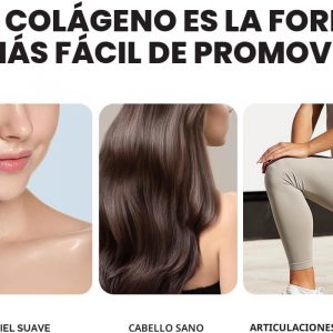 Péptidos de Colágeno Marino - Polvo de Colágeno Ultrafino Hidrolizado para Mujeres y Hombres, Ácido Hialurónico, Biotina, Vitamina C, para Piel, Cabello, Uñas, Articulaciones, Sin OGM, Sin
