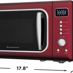 FRIGIDAIRE EMW788RETRO 0.7 cu. ft. Retro Microwave, Red-Silver